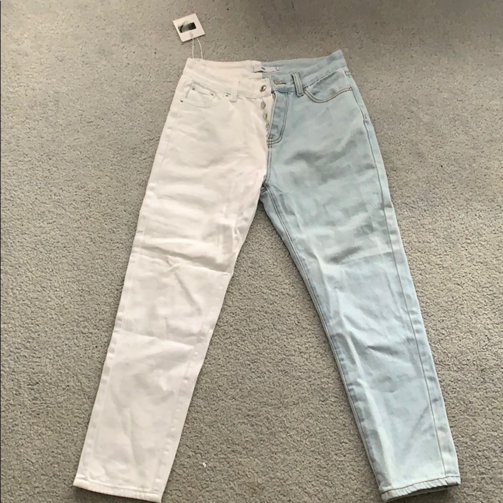 adika color block jeans